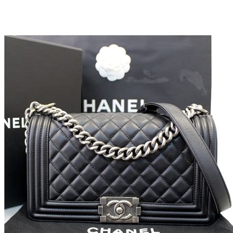 chanel boy bag north south|chanel boy bag medium price.